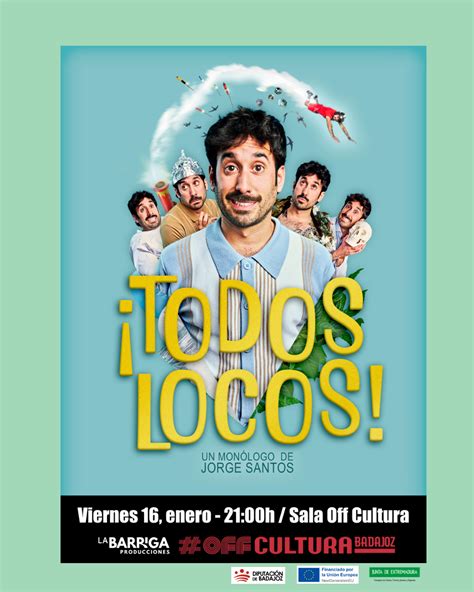Cartel de monólogo de comedia de Jorge Santos