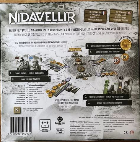 Mapa de Nidavellir, el reino de los Enanos