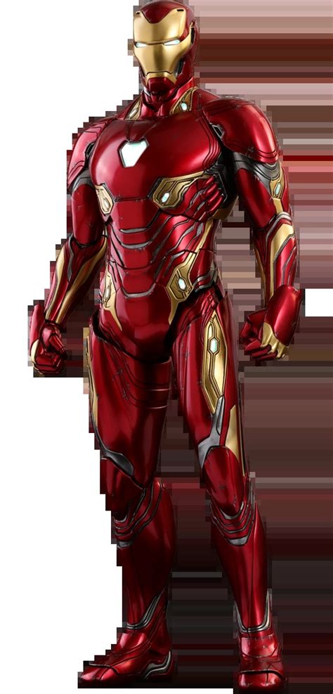 Ilustración de Iron Man en su armadura clásica