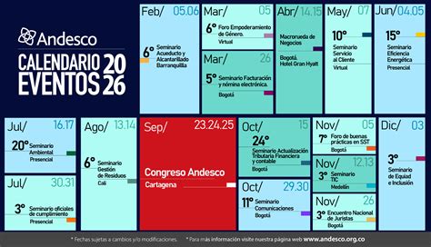 Calendario de eventos de la Comic Con