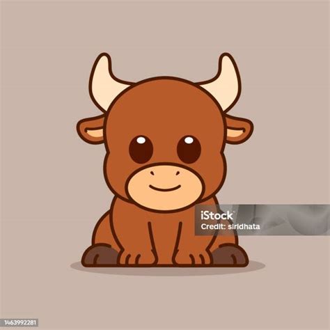 Ilustración de Toro Sentado