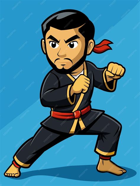 Ilustración de Shang-Chi en pose de artes marciales
