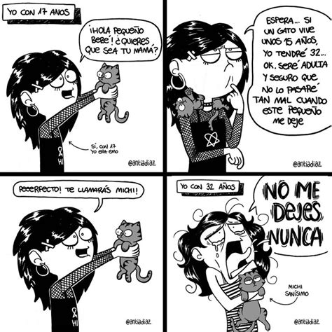 Caricatura cómica representando la vida cotidiana