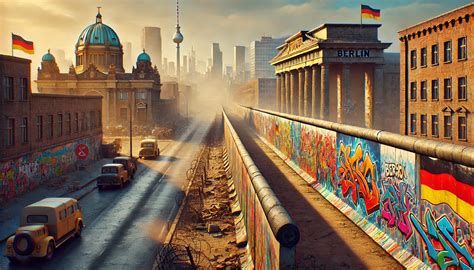 Ilustración que representa la división social en Berlín