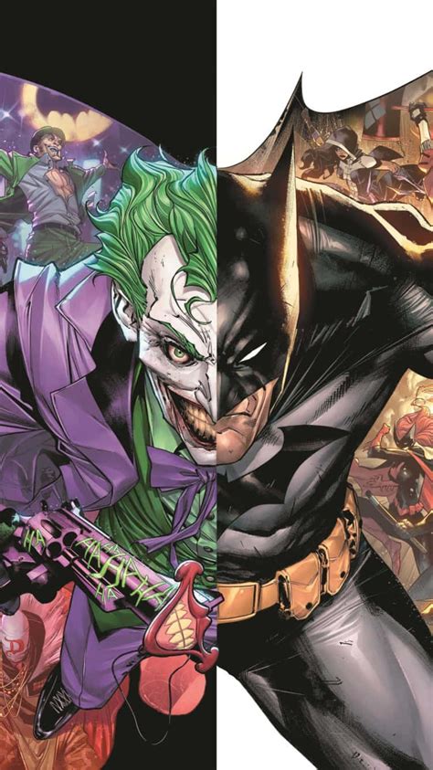 Batman vs Joker en un cómic