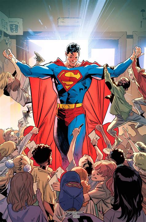 Ilustración de Superman con la planta 