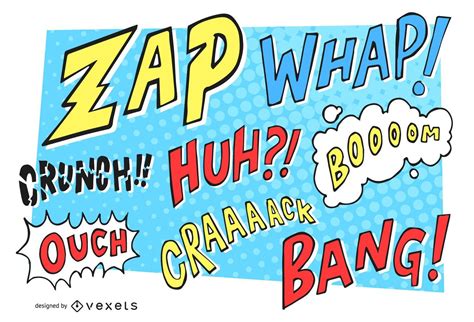 Onomatopeyas de cómic icónicas