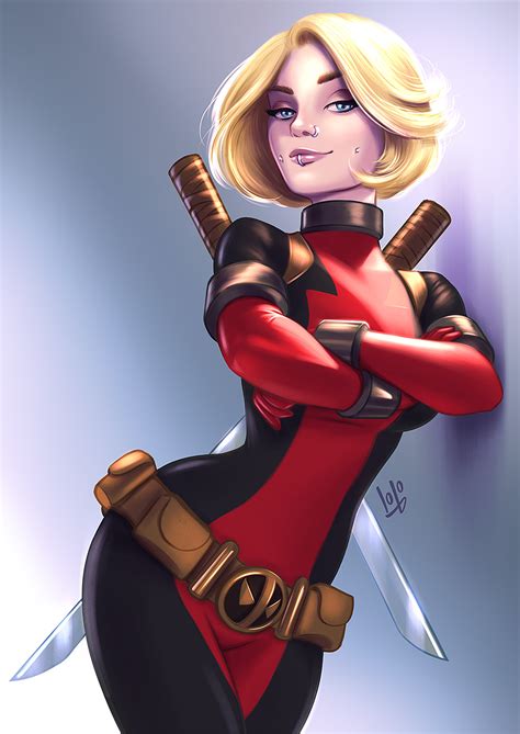 Ilustración de Lady Deadpool