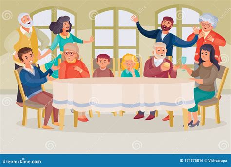 La familia de Superman reunida en la mesa