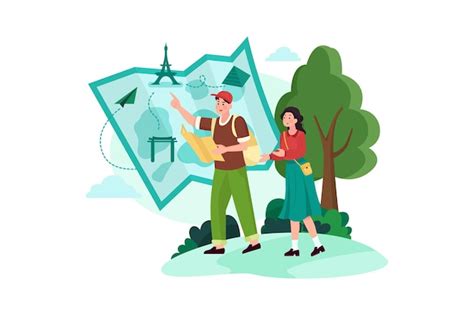 Ilustración de dos estafadores planeando un timo en un mapa