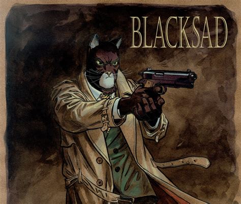 Collage de personajes animales de Blacksad