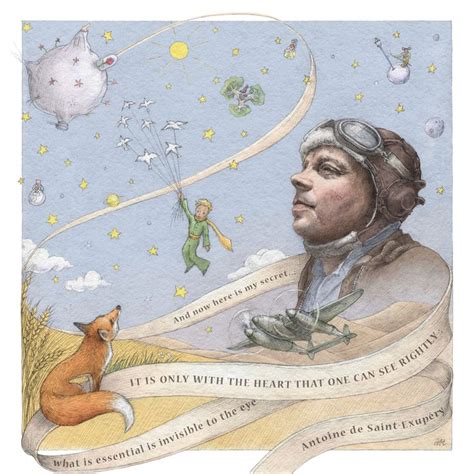 Ilustración de Antoine de Saint-Exupéry