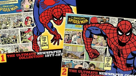 Portada de los primeros tomos de 'The Amazing Spider-Man: The Ultimate Newspaper Comics Collection'