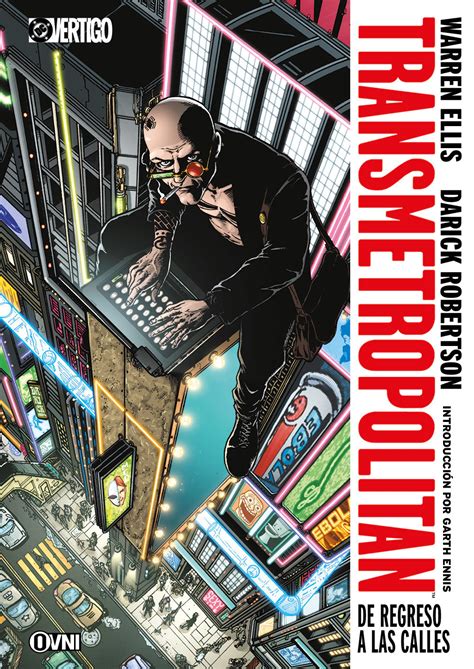 Portadas de las recopilaciones de Transmetropolitan
