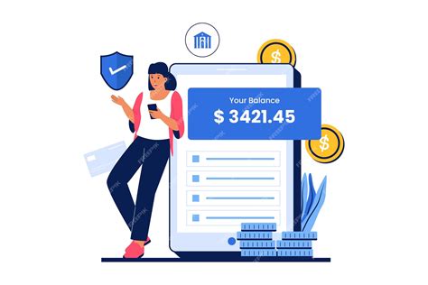 Ilustración de una cuenta bancaria con saldo negativo