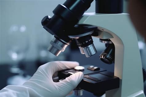 Imagen de un microscopio analizando muestras de esperma