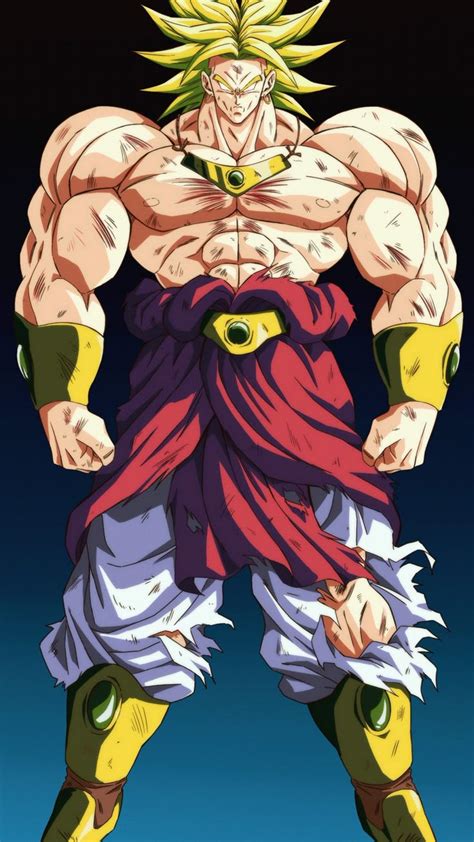 Ilustración de Broly en estado legendario