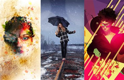 Ejemplos de efectos de cómic y caricatura en Photoshop