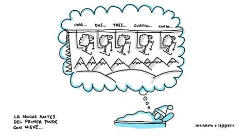Viñeta que representa la nieve en Desaparecido