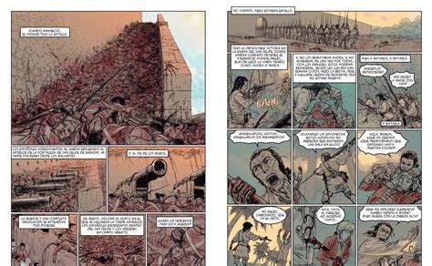 Detalle de viñetas del cómic 