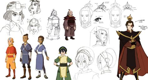 Personajes de Avatar: La Leyenda de Aang