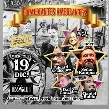 Comediantes ambulantes en acción