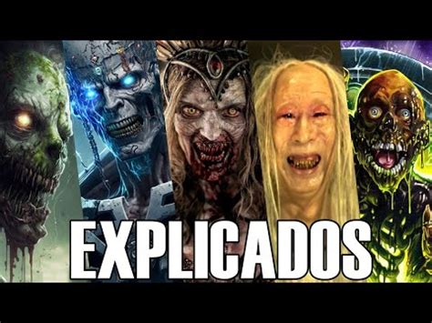 Infografía comparativa de diferentes tipos de zombies en el cómic