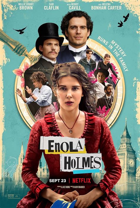 portada de un cómic de Enola Holmes