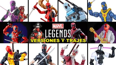 Galería de diferentes trajes y versiones de Deadpool