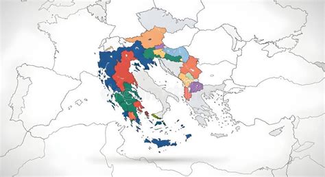 Un mapa estilizado de la región de los vikingos.