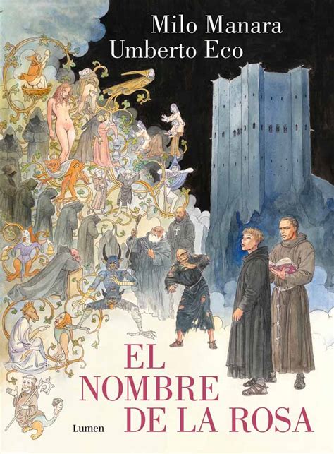 Portada del cómic El nombre de la Rosa de Milo Manara