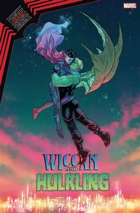 Portada de la miniserie de Hulkling & Wiccan