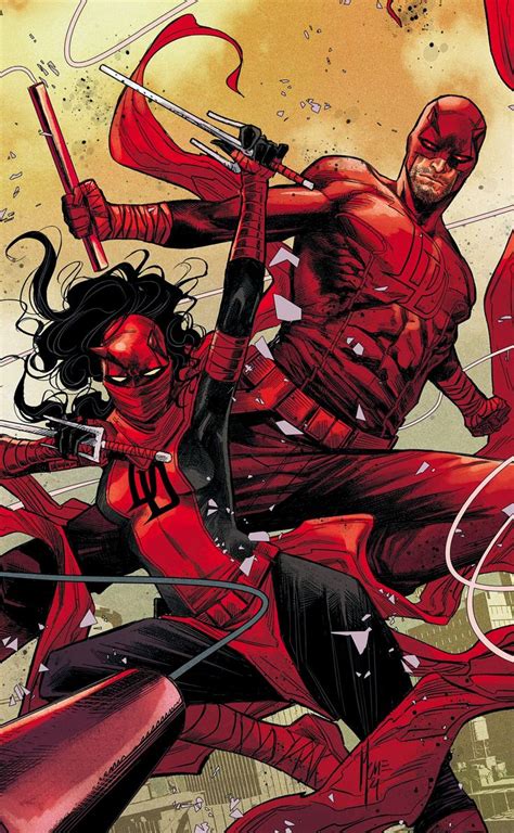 Arte conceptual de Daredevil y Elektra