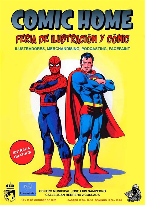 Cartel promocional de Comic Home Coslada