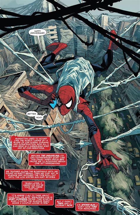 Ilustración de Spider-Man transformándose en 