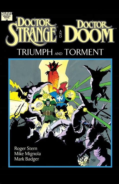 Ilustración de Doctor Strange y Doctor Doom de 
