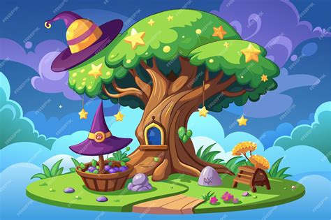 Ilustración de Timothy Hunter en un entorno mágico