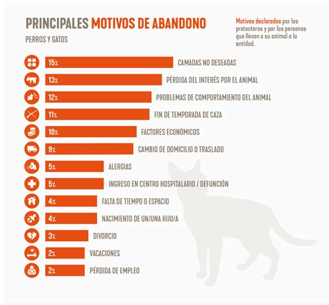 Infografía comparando datos sobre abandono animal y adopción en España