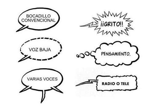 Variedad de bocadillos de cómic para diferentes emociones