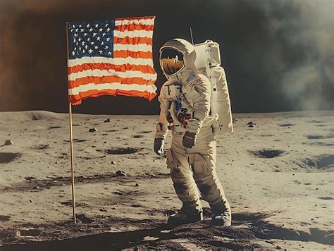 Fotografía de Neil Armstrong en la Luna