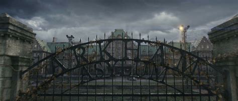 Fachada del Manicomio Arkham