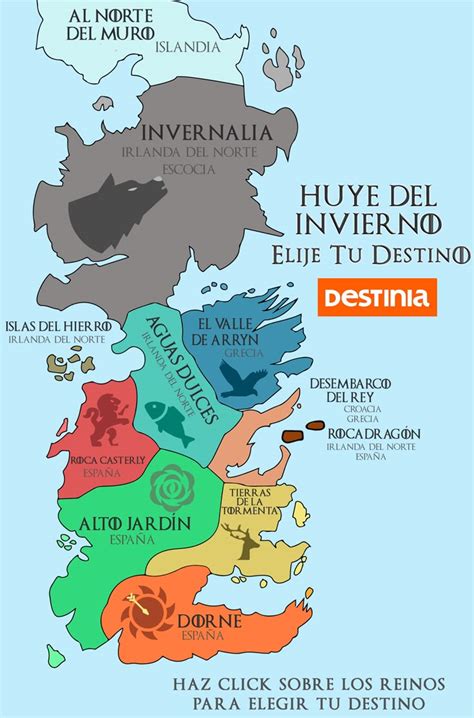 Mapa de los Siete Reinos