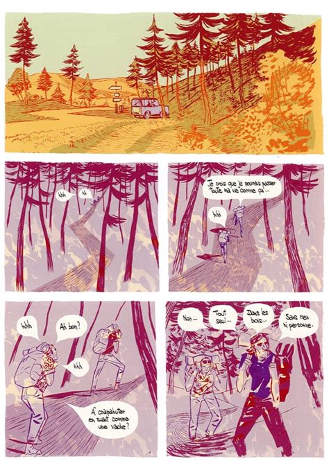 Ilustración de Cyril Pedrosa mostrando el estilo gráfico variado