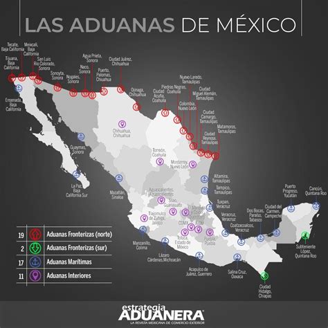 Mapa de aduanas y aranceles