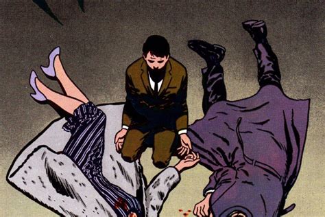 Bruce Wayne herido tras la muerte de sus padres