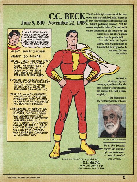 Ilustración de C.C. Beck del Capitán Marvel original