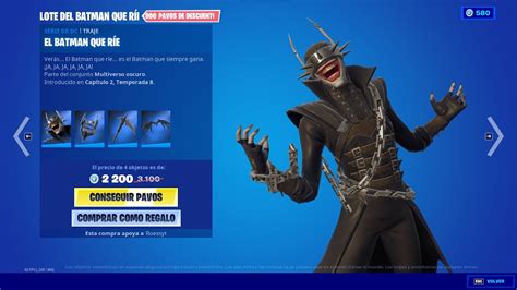 El Batman que Ríe skin en Fortnite