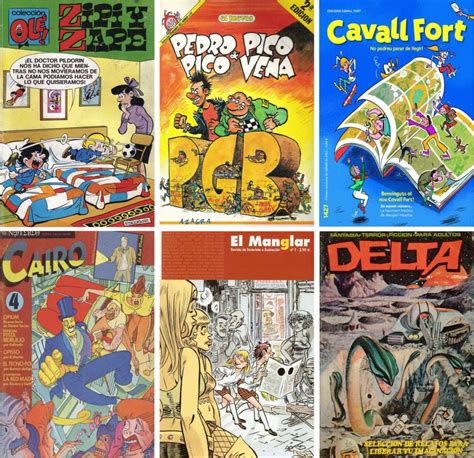 Revistas de cómic para adultos de los años 80