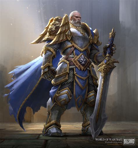 Sir Anduin Lothar en armadura