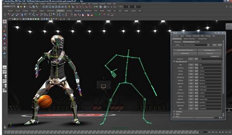 Captura de pantalla de una herramienta de animación 3D online